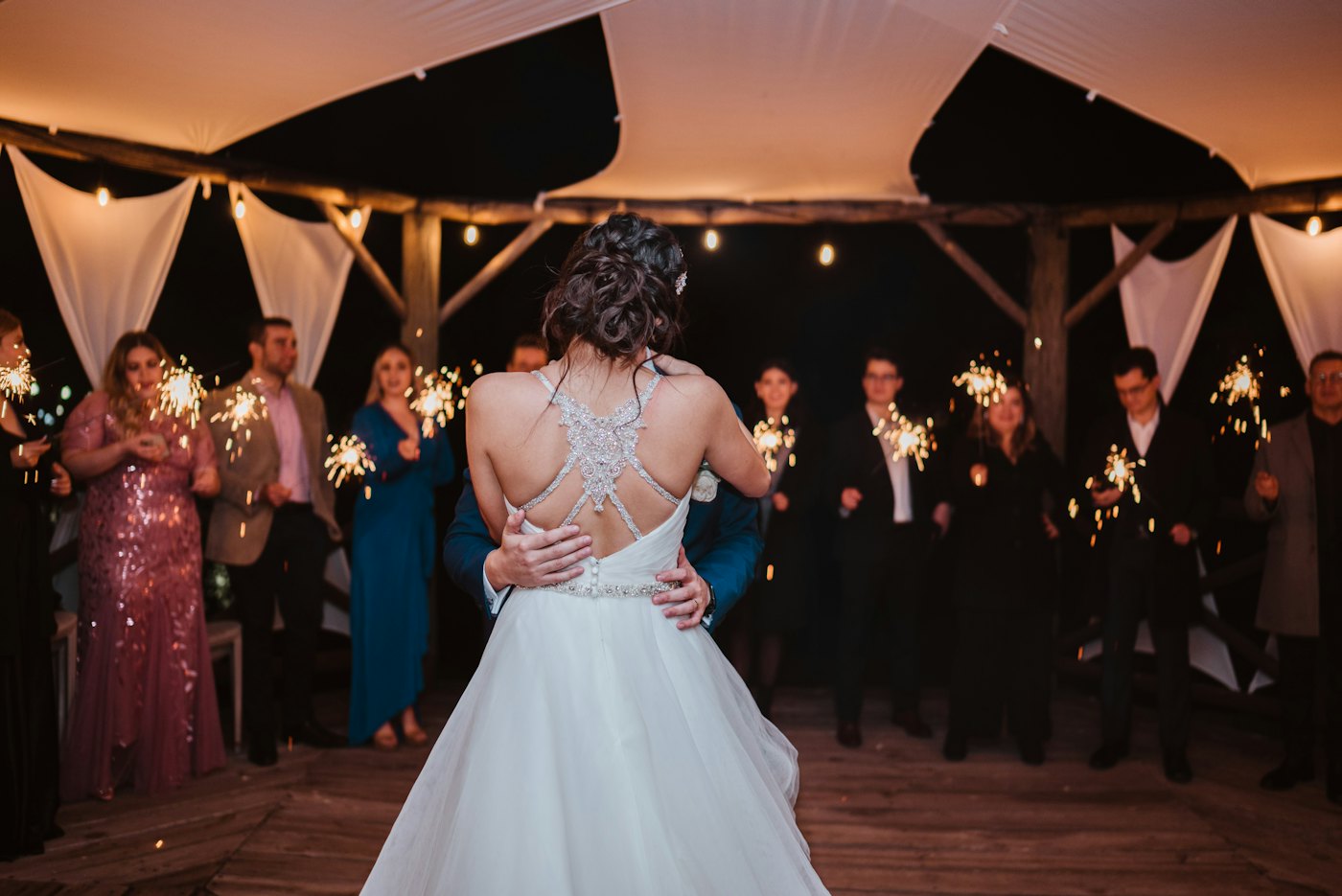 Sparkler send-off